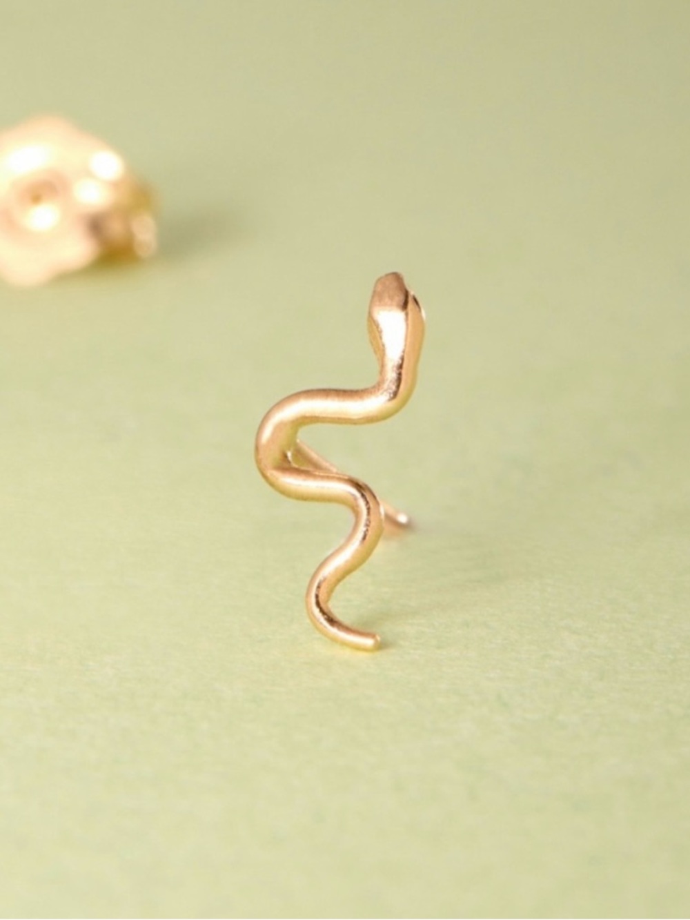 Tiniest Sylvie Snake Stud